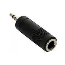Plug adaptador MH estéreo a mono 3,5 a 6,5