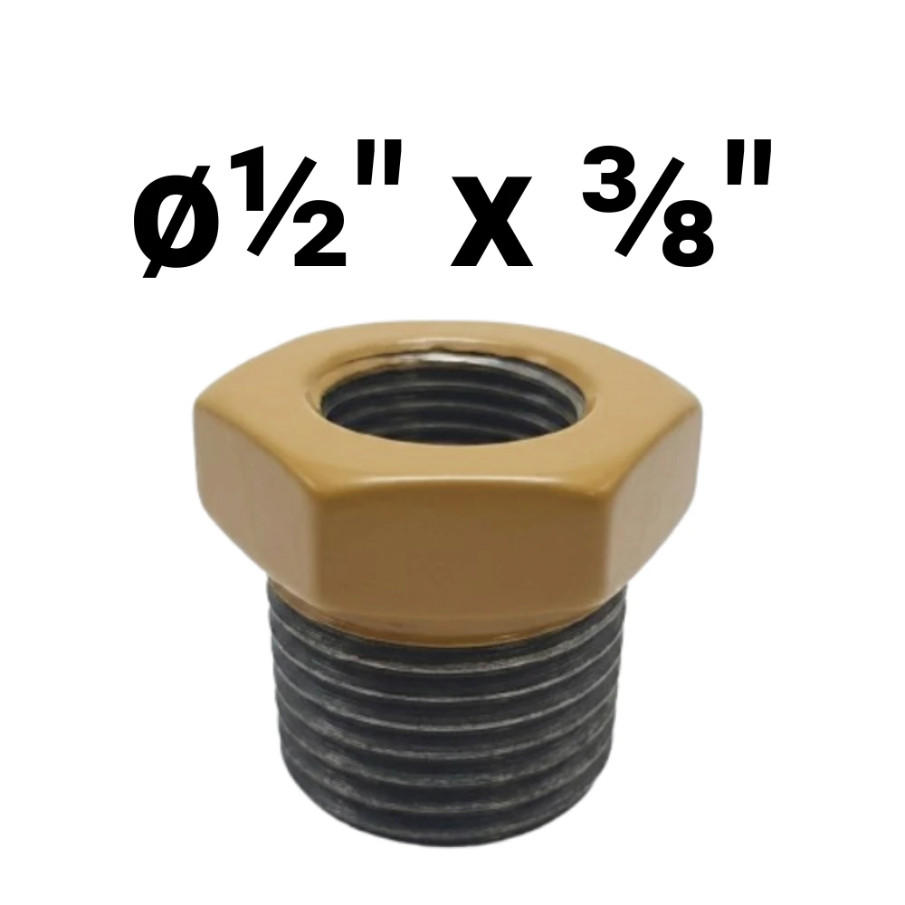 Buje  ø½" x ⅜" -Epoxi Amarillo