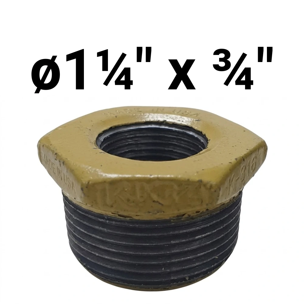 Buje ø1¼" x  ¾" -Epoxi Amarillo