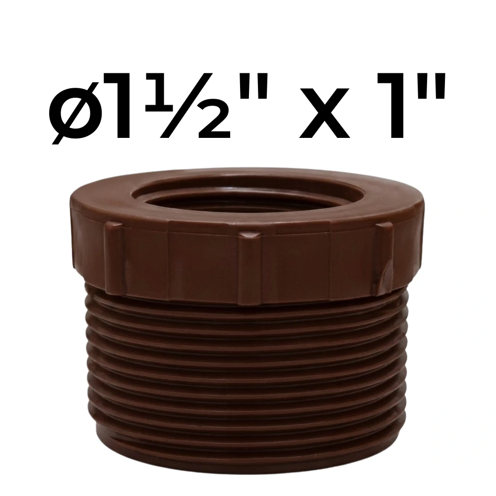 [32~IPS0129] Buje ø1½" x 1" -Polipropileno Roscado