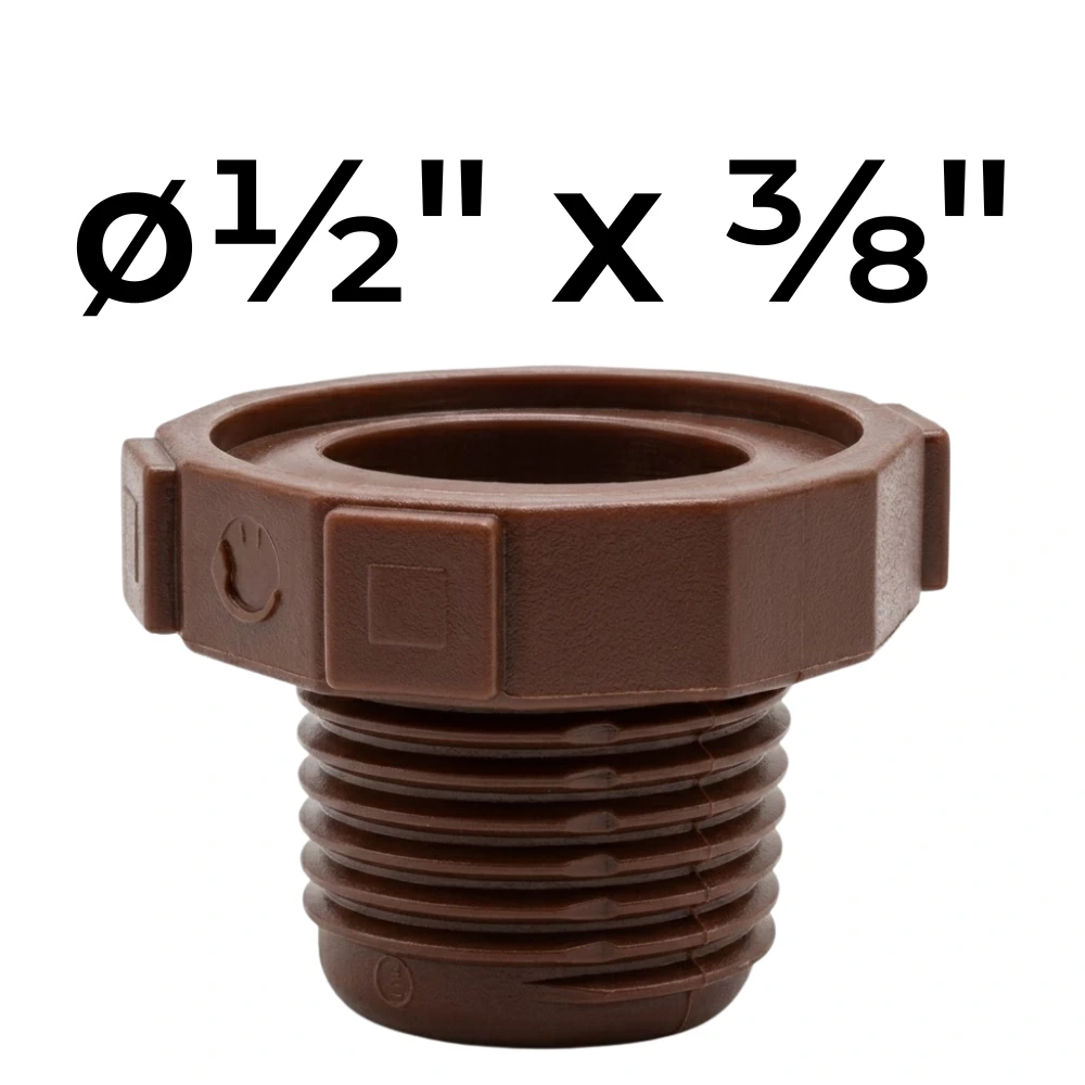 [32~IPS0120] Buje  ø½" x ⅜" -Polipropileno Roscado