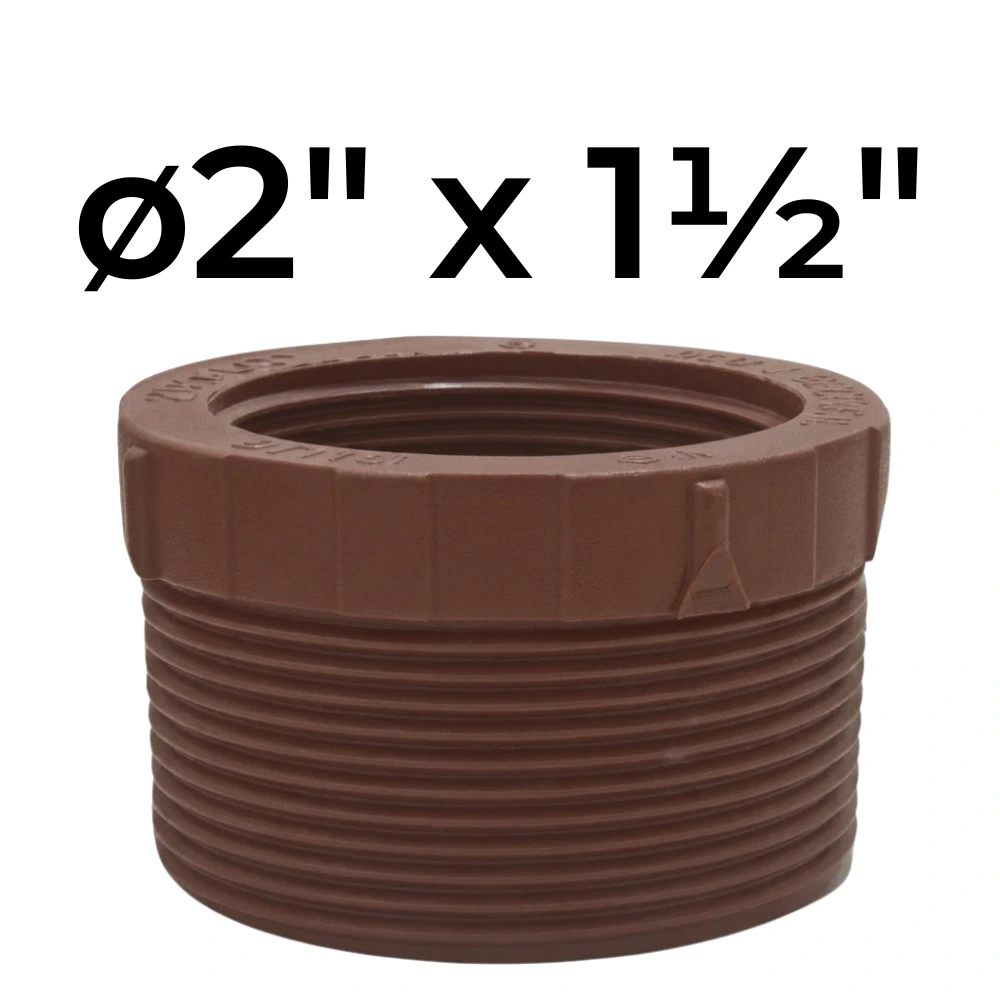 [32~IPS0135] Buje ø2" x 1½" -Polipropileno Roscado