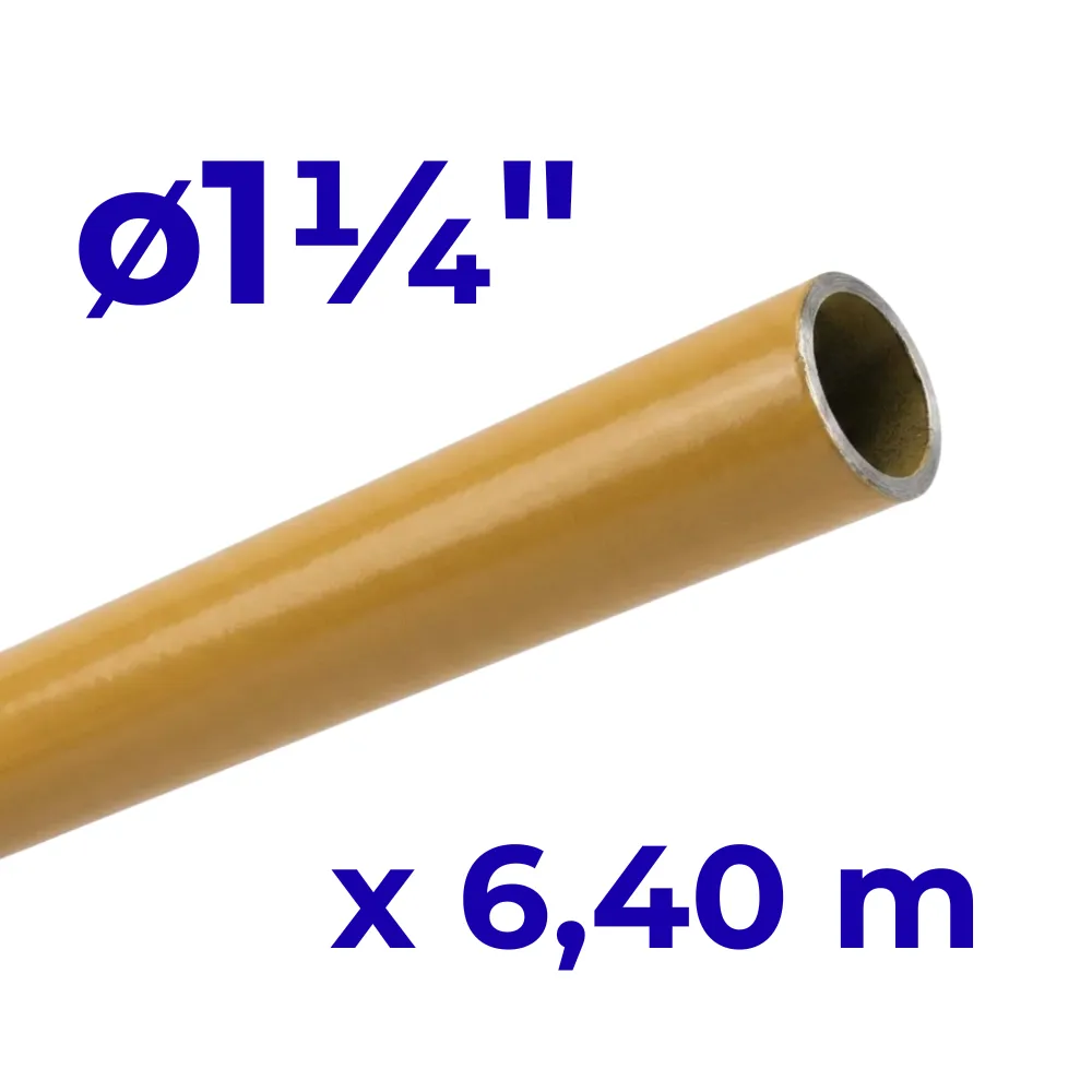 Caño ø1¼" x 6.40 Metros -Epoxi Amarillo
