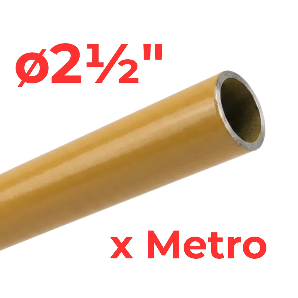 Caño ø2½" x Metro -Epoxi Amarillo
