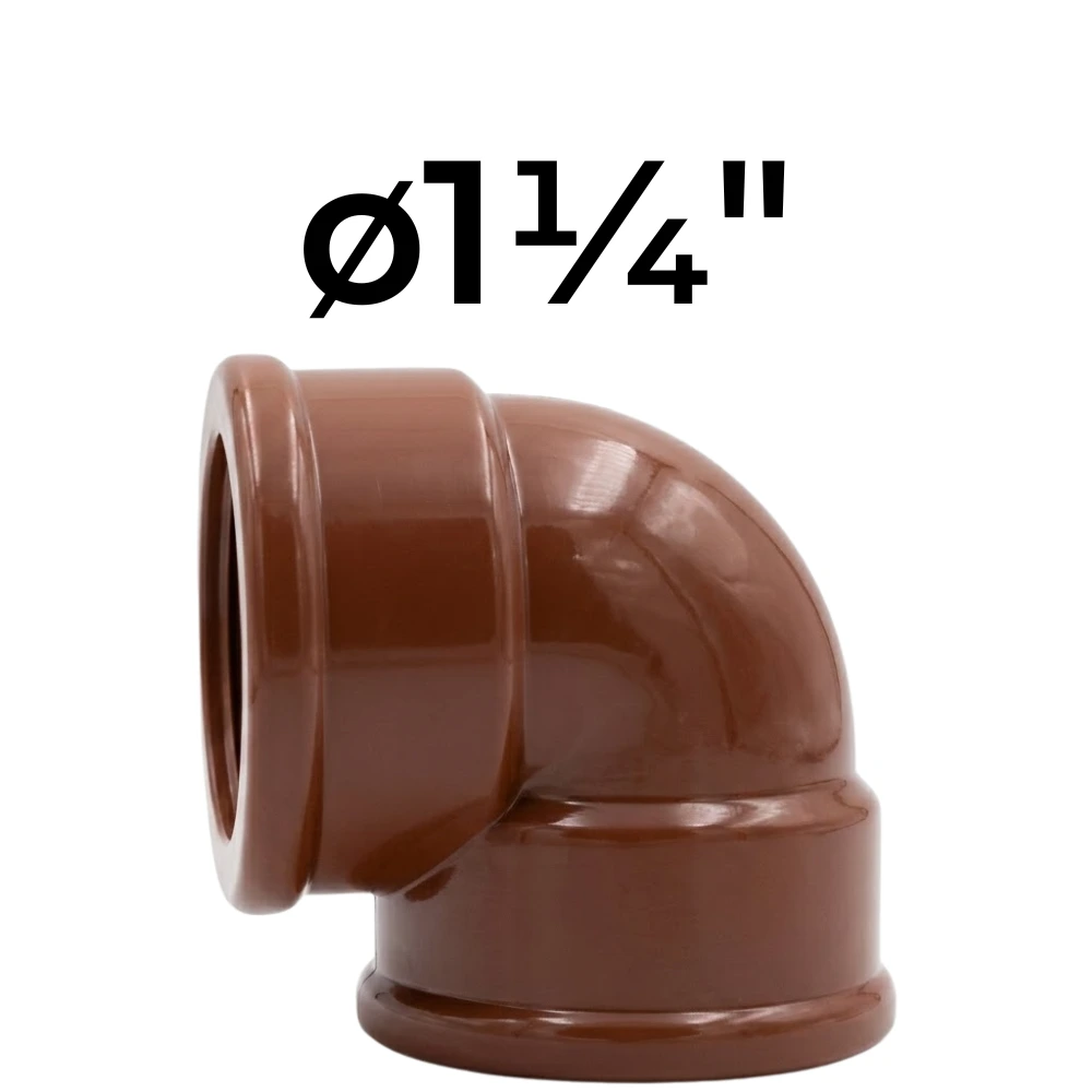 [32~IPS0003] Codo 90° HH ø1¼" -Polipropileno Roscado
