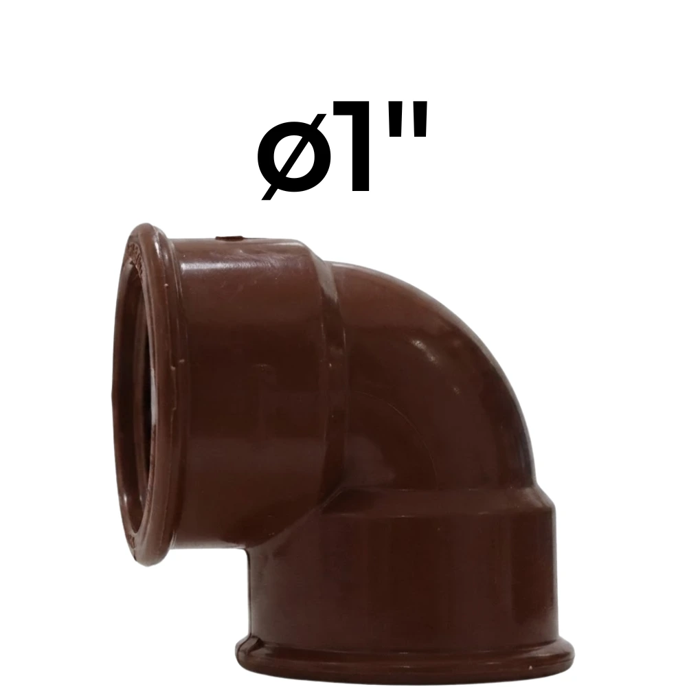 [32~IPS0002] Codo 90° HH ø1" -Polipropileno Roscado