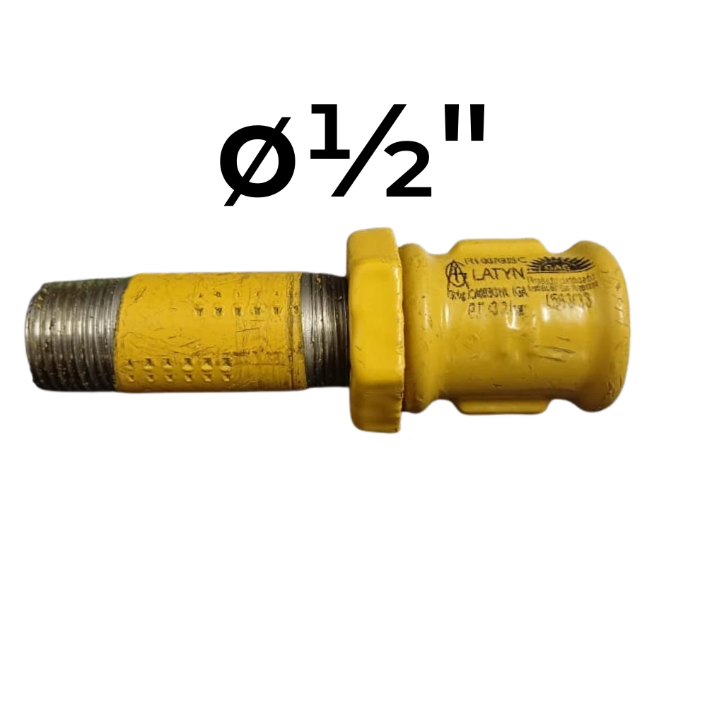 Conexión Completa ø½" -Epoxi Amarillo