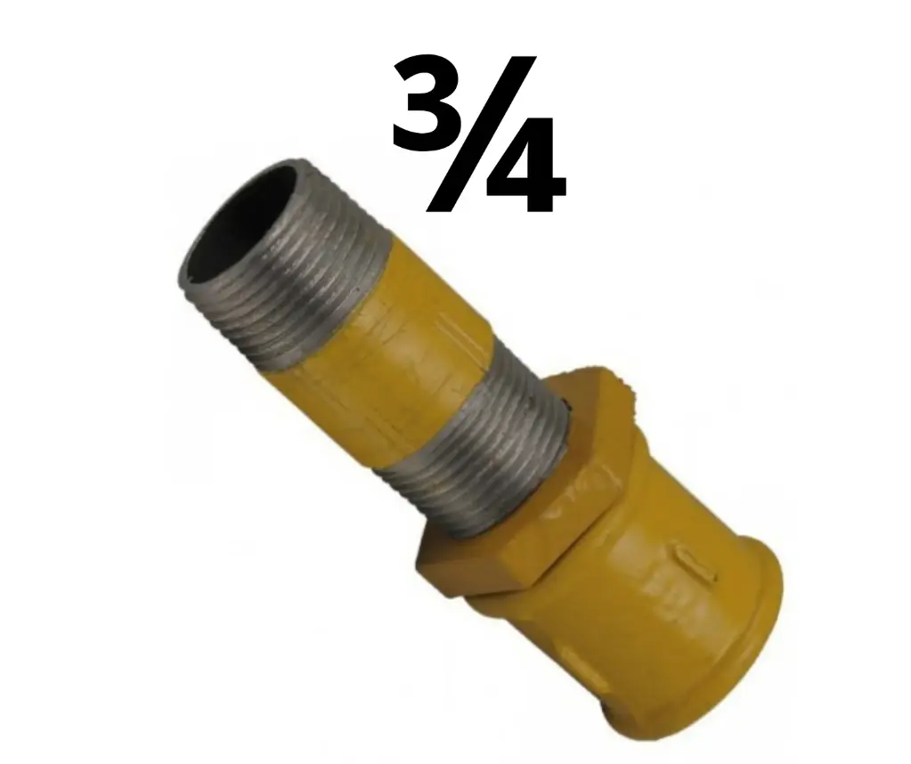 Conexión Completa ø¾" -Epoxi Amarillo
