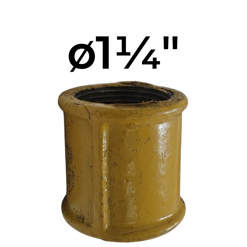 Cupla ø1¼" -Epoxi Amarillo