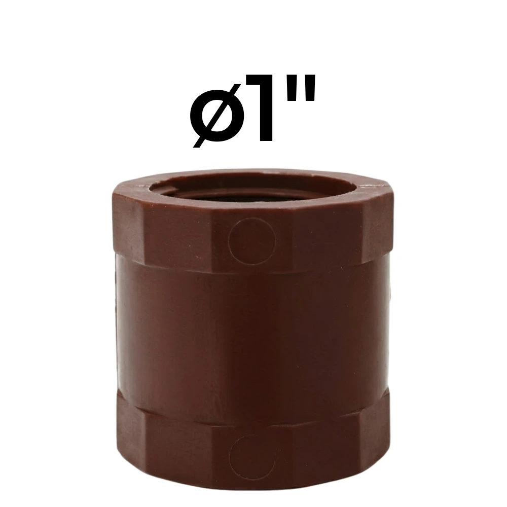 Cupla  HH ø1" -Polipropileno Roscado