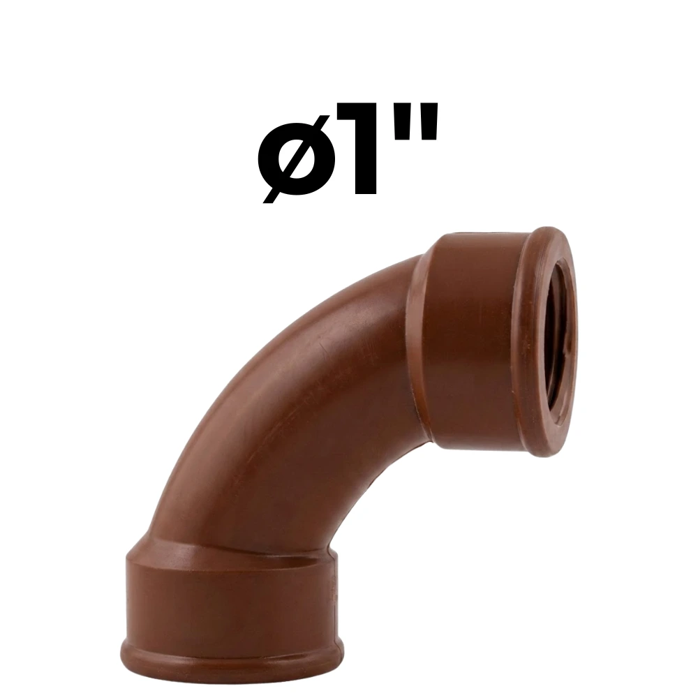 [32~IPS0092] Curva 90° HH ø1" -Polipropileno Roscado