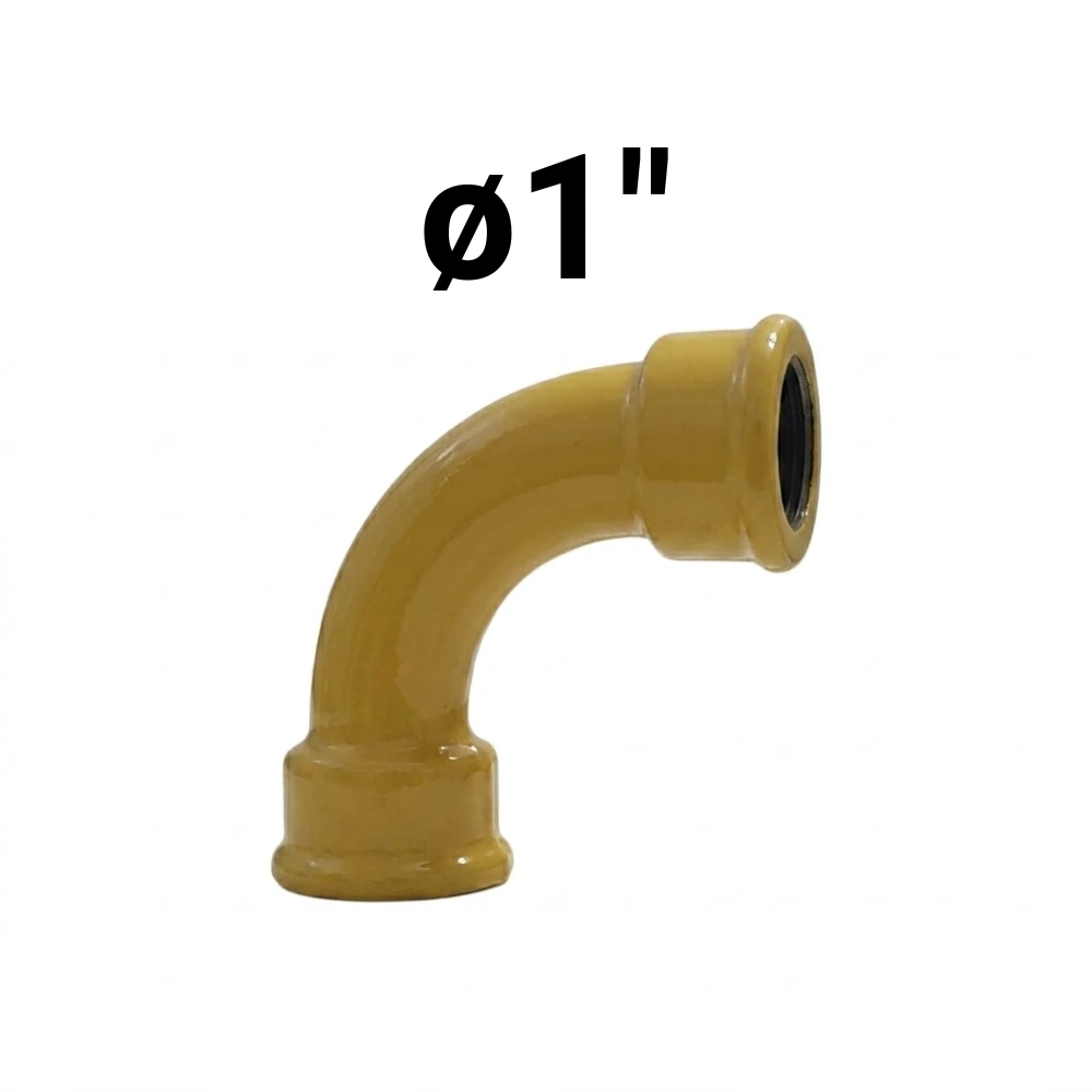 Curva HH 90° ø1" -Epoxi Amarillo