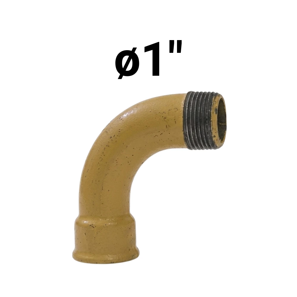 Curva MH 90° ø1" -Epoxi Amarillo