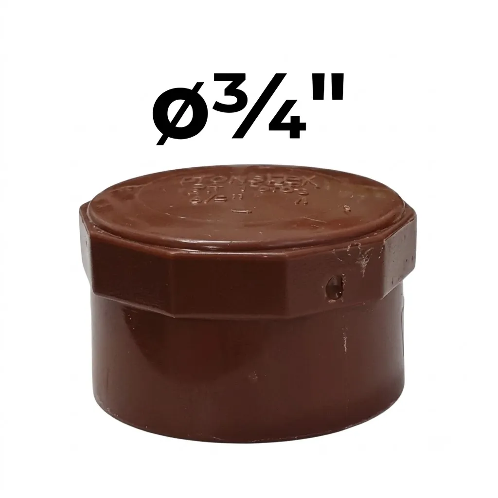 Tapa  ø¾" -Polipropileno Roscado