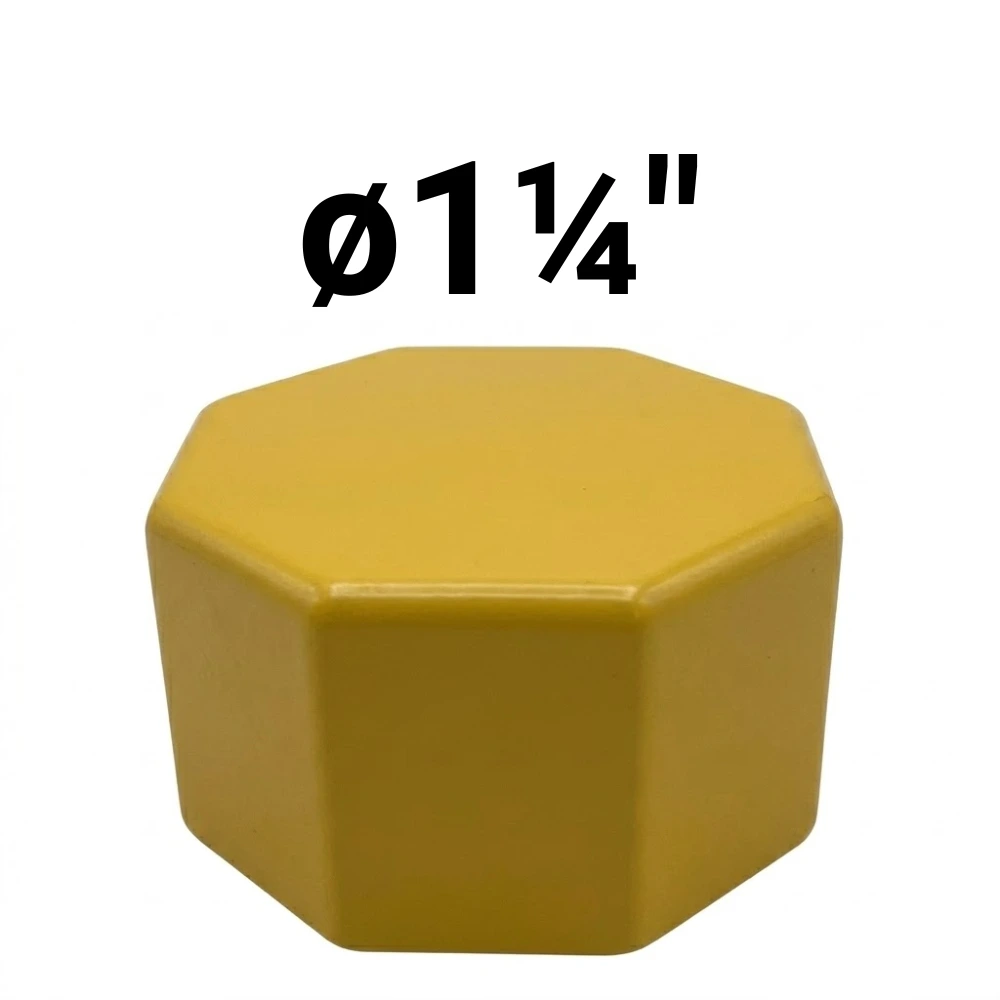 Tapa ø1¼" -Epoxi Amarillo