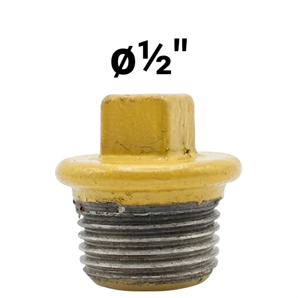Tapón  ø½" -Epoxi Amarillo