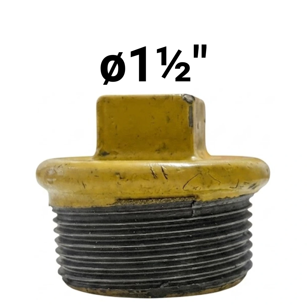 Tapón ø1½" -Epoxi Amarillo