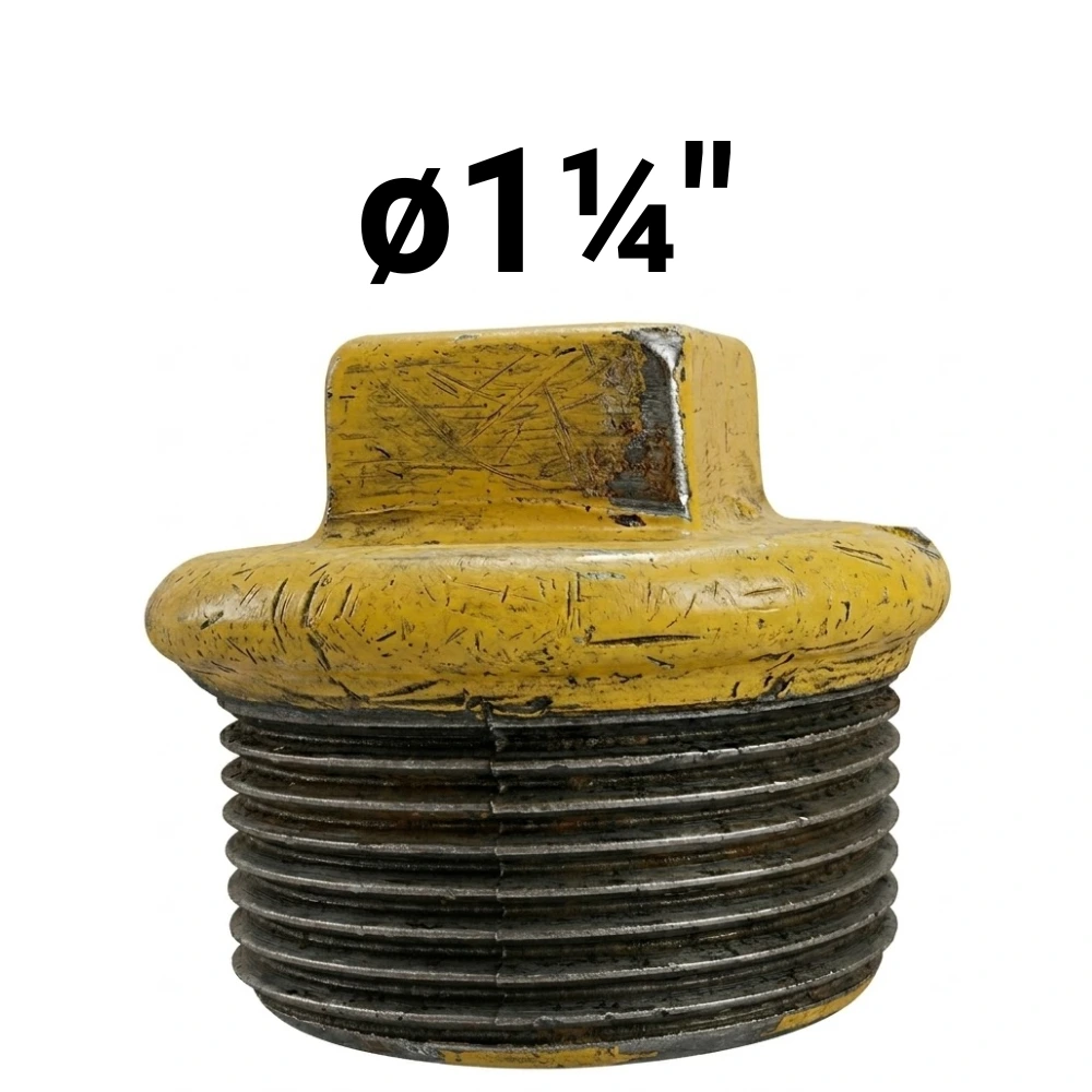 Tapón ø1¼" -Epoxi Amarillo