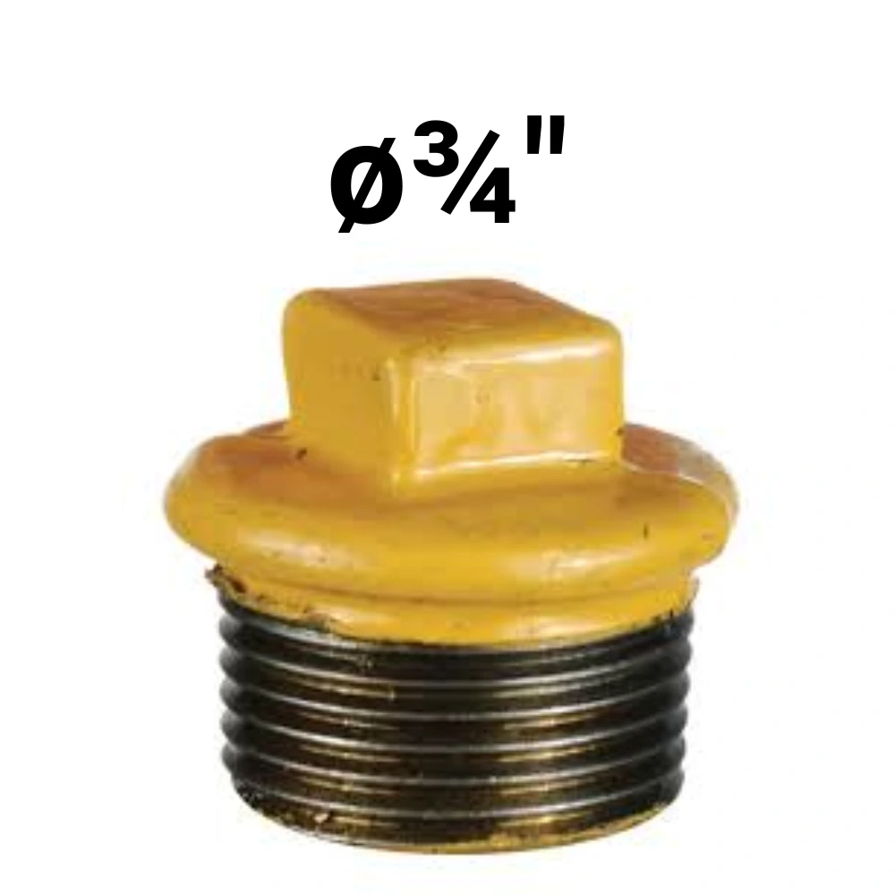 Tapón  ø¾" -Epoxi Amarillo