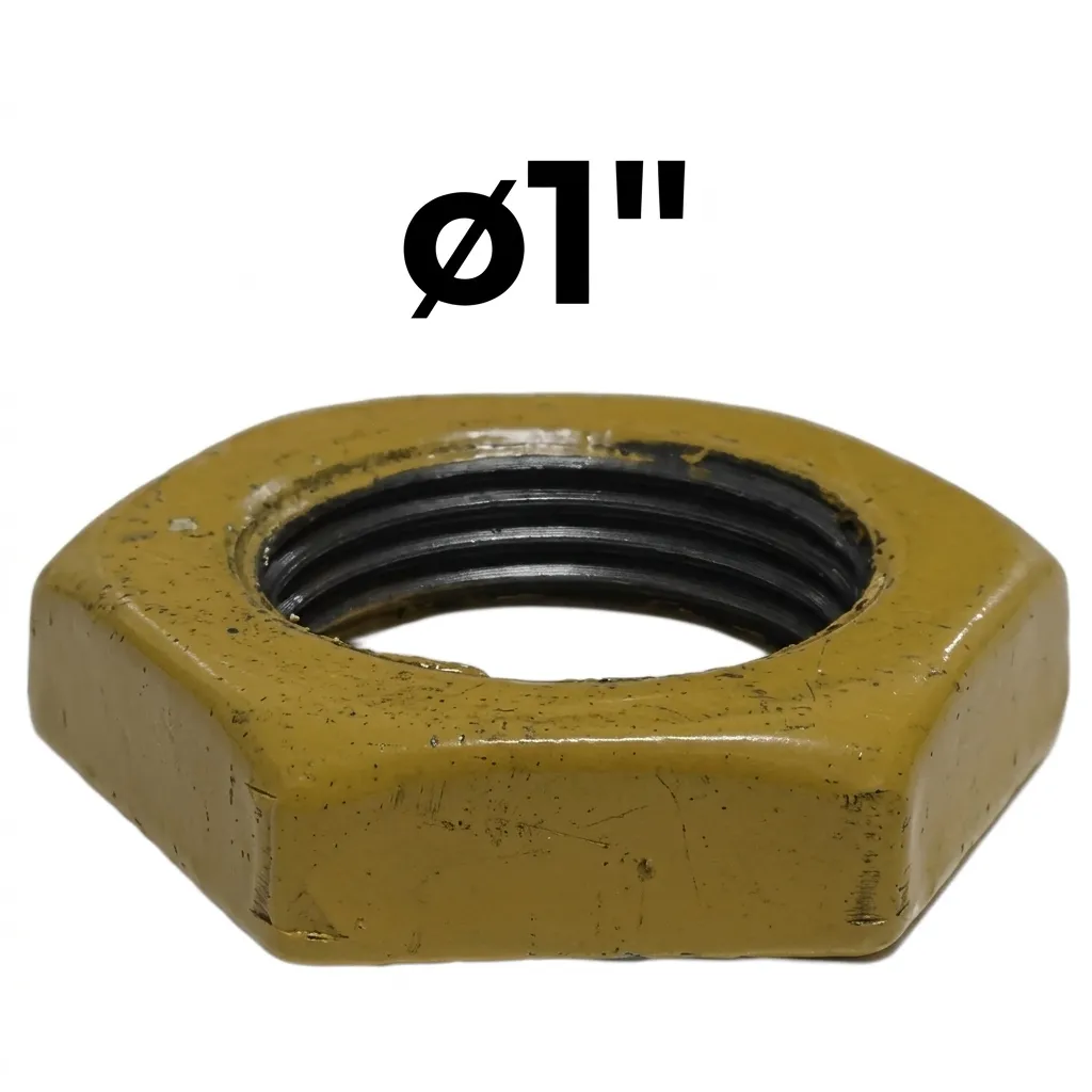 Tuerca ø1" -Epoxi Amarillo