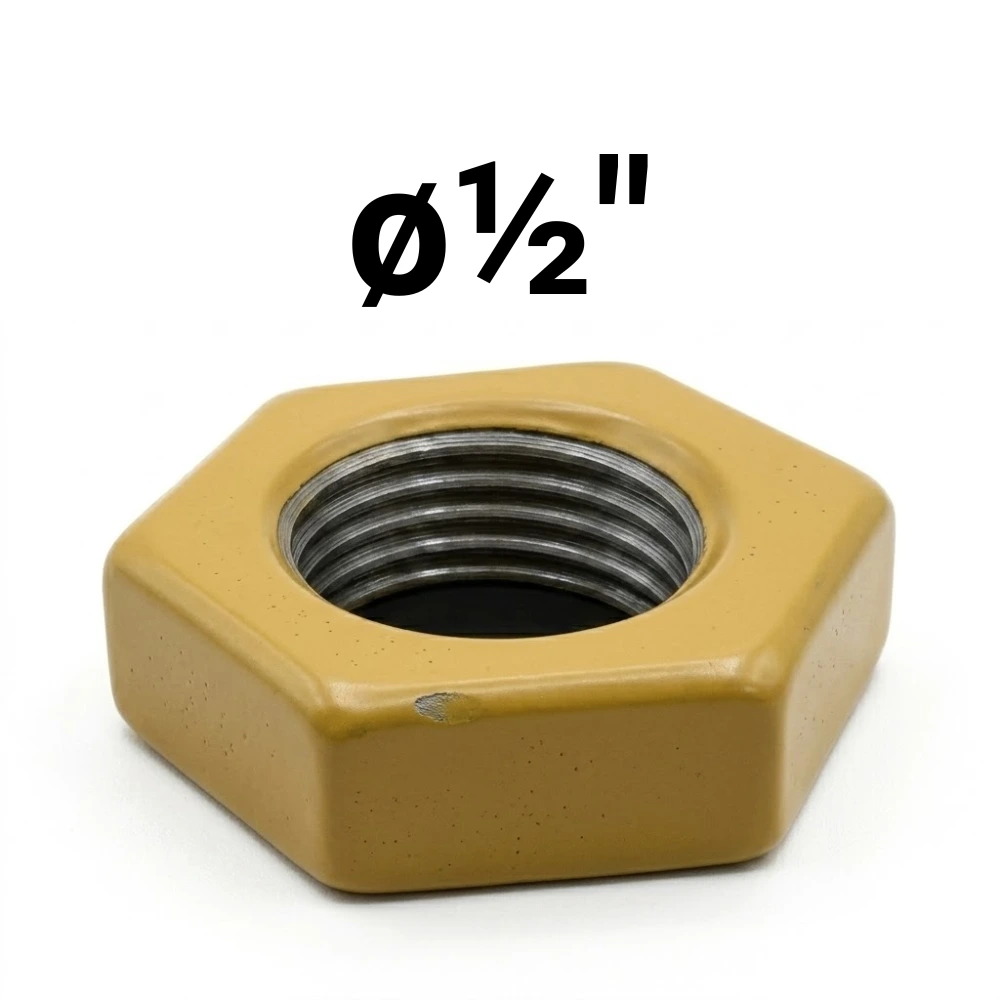 [102~1031012] Tuerca  ø½" -Epoxi Amarillo