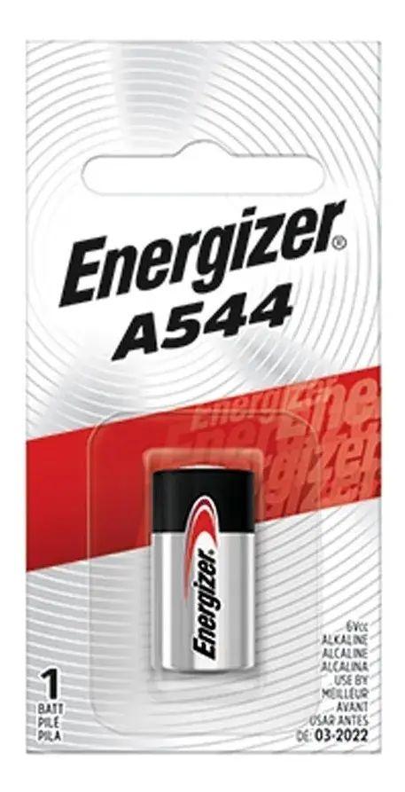 Pila A544 6v por Unidad "Energizer" Ar544=4LR44