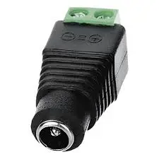[39~PLUGHEM] Conector plug hembra con bornera para alimentación de cámara