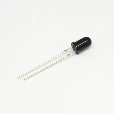 LED receptor infrarrojo de 5mm con bombín 950nm