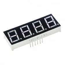Pantalla display LED de 4 Dígitos alta luminosidad rojo - 0.56" – cátodo común
