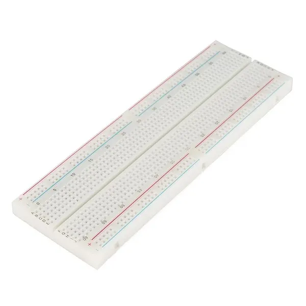 [40~PROTO-830] Protoboard (placa de prueba) sin soldar – 830 puntos – sección 0,3mm a 0,8mm con adhesivo MB-102