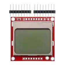 [75~U0037] Pantalla (display) LCD del Nokia 5110 resolución 84x48 (controlador PCD8544)