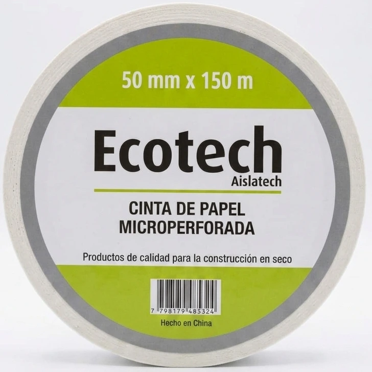 Cinta de Papel Microperforada 50mm x 150m "Ecotech"