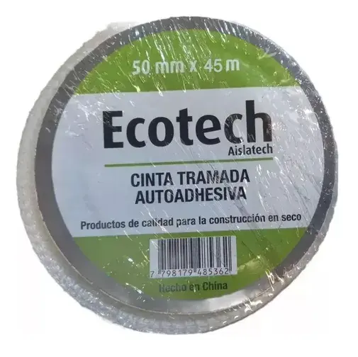 Cinta Tramada Autoadhesiva 50mm x 45m "Ecotech"