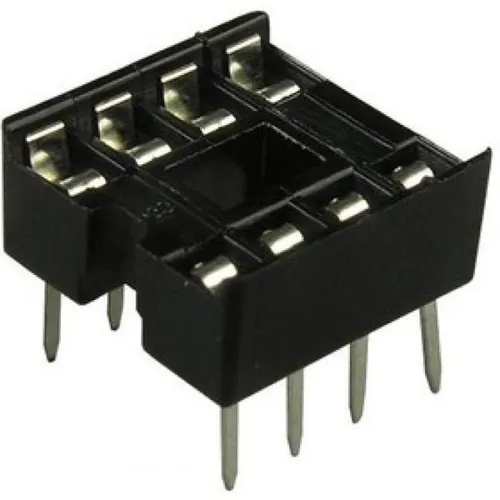 [71~MLA637727636] Base (zócalos) para circuito integrado de 8 terminales