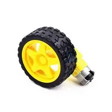 Kit de Motor DC de 3V a 6V + Rueda de Goma