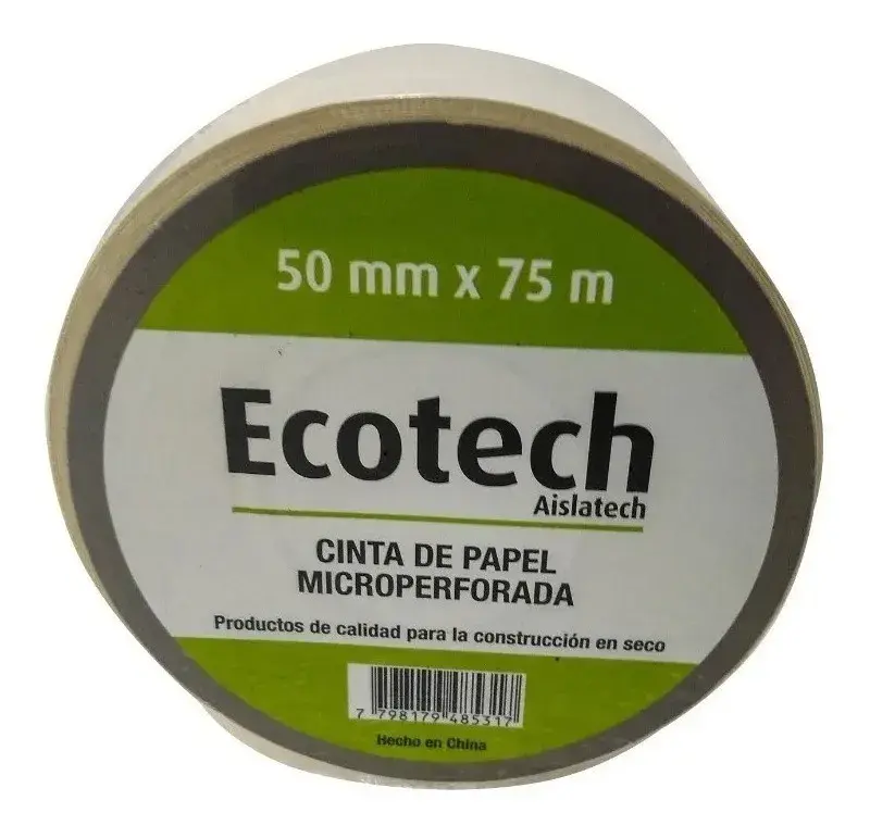 Cinta de Papel Microperforada 50mm x 75m "Ecotech"