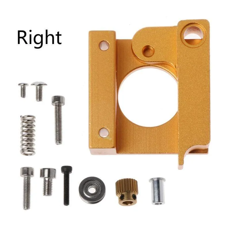 Kit para armar extrusor derecho MK8 de aluminio pintado para Impresora 3D
