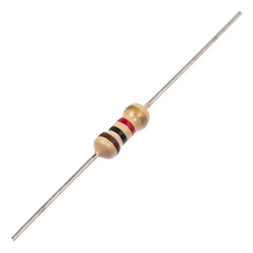[RC-0.25W-1K] Resistencia de carbón ¼W - (RC-0.25W) (1KΩ)