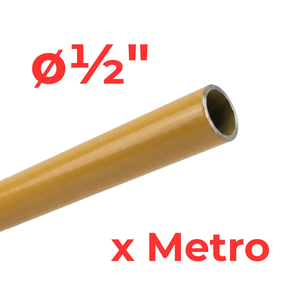 Caño  ø½" x Metro -Epoxi Amarillo