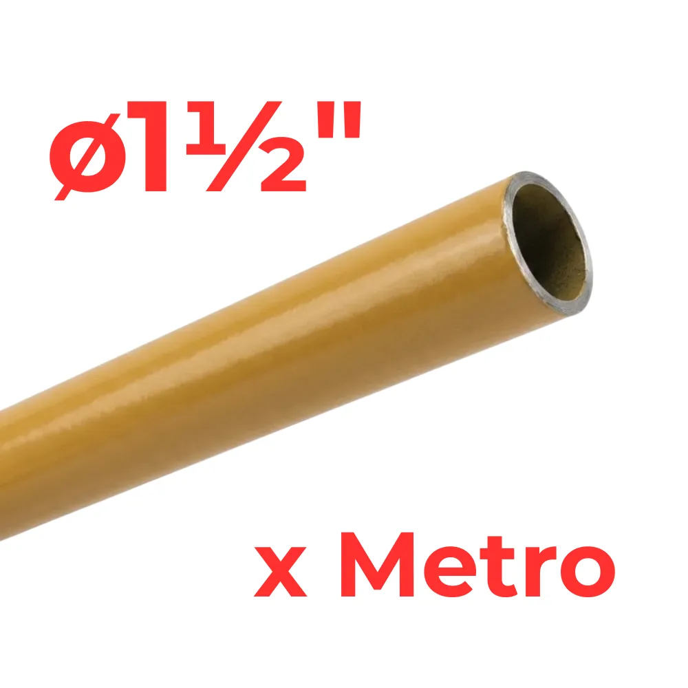 Caño ø1½" x Metro -Epoxi Amarillo