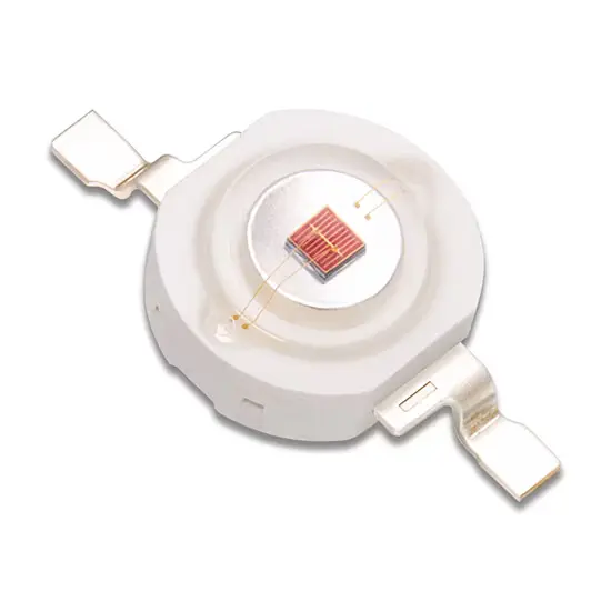 [40~FL5RW-SMD] Diodo LED piraña 5mm SMD luz roja 2 terminales; transparente; alta luminosidad; x 1 unidad