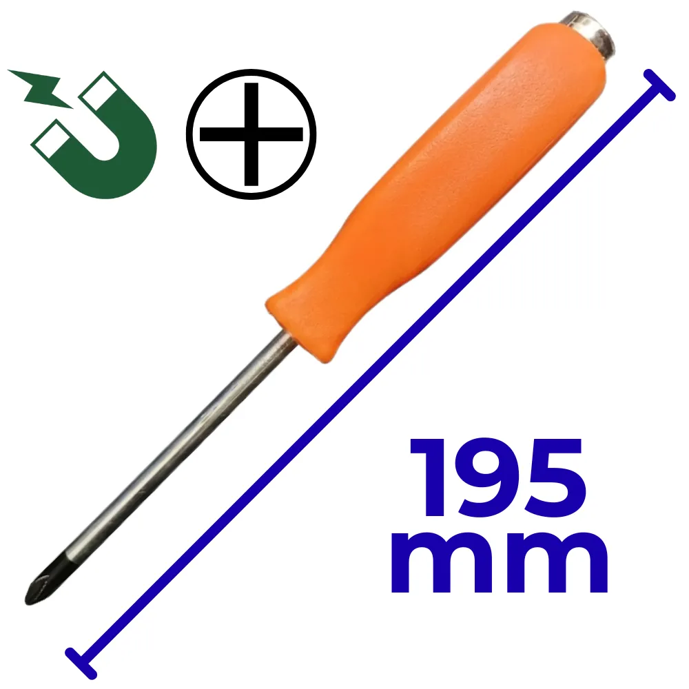 Destornillador de Golpe PH2 Color Naranja