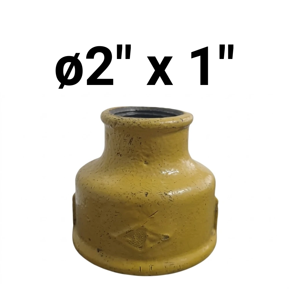 Cupla HH ø2" x 1" -Epoxi Amarillo
