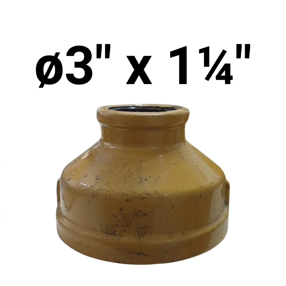 Cupla HH ø3" x 1¼" -Epoxi Amarillo