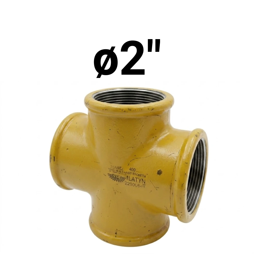 Cruz ø2" -Epoxi Amarillo