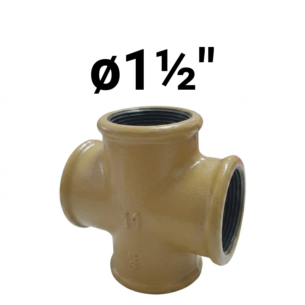 Cruz ø1½" -Epoxi Amarillo