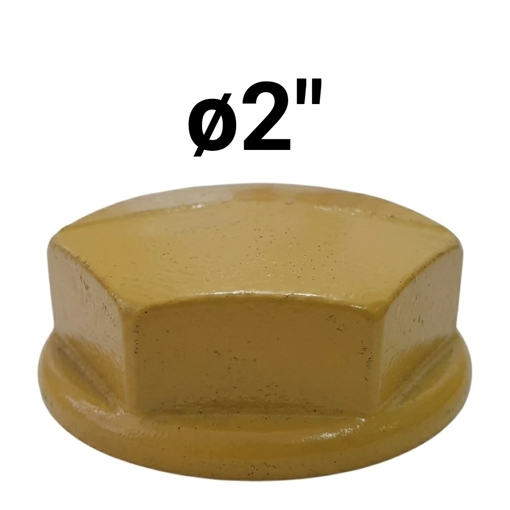 [32~AEX0095] Tapa ø2" -Epoxi Amarillo