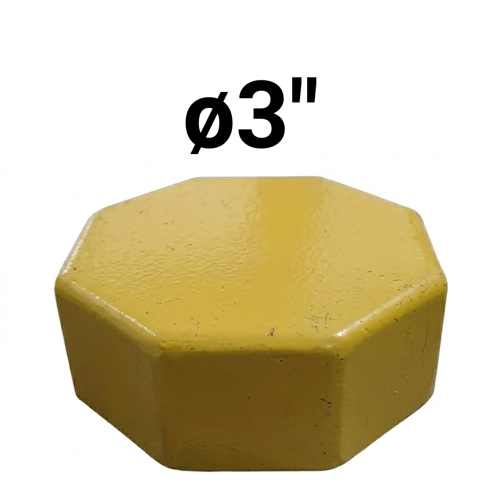 Tapa ø3" -Epoxi Amarillo