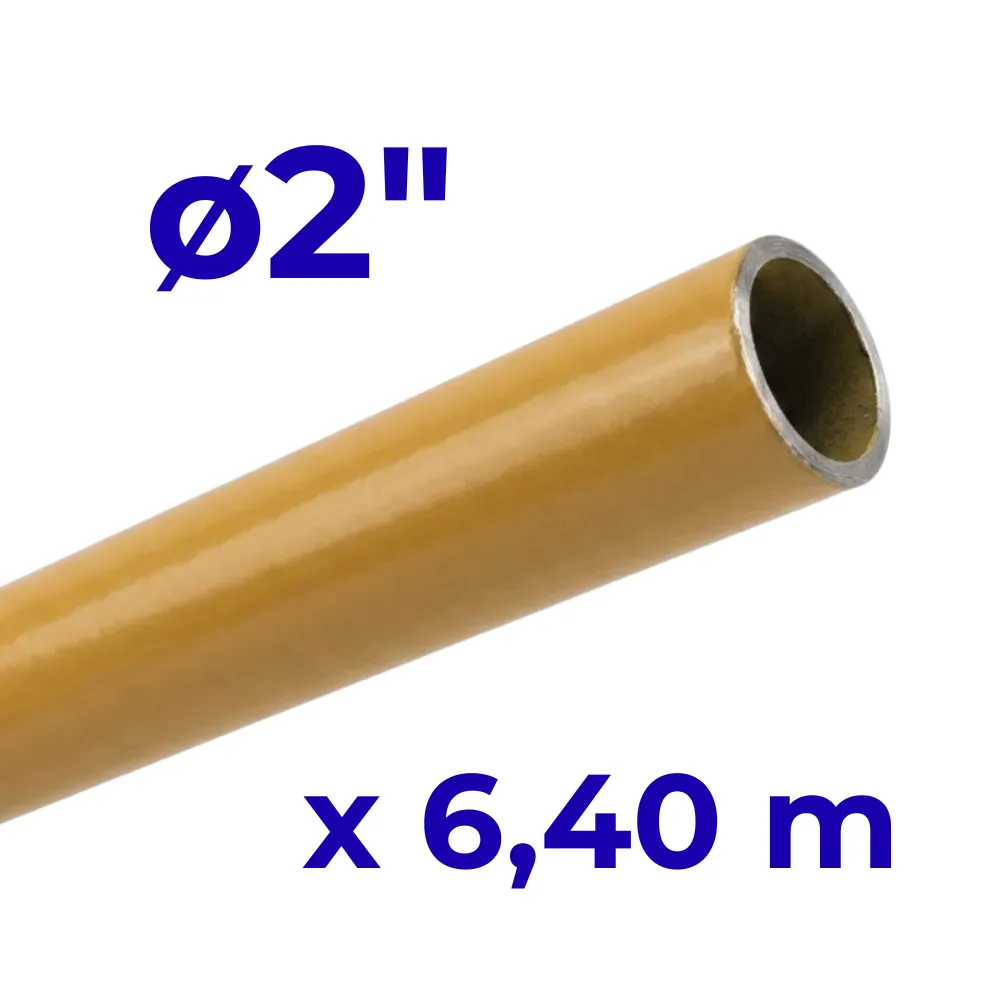 Caño ø2" x 6.40 Metros -Epoxi Amarillo