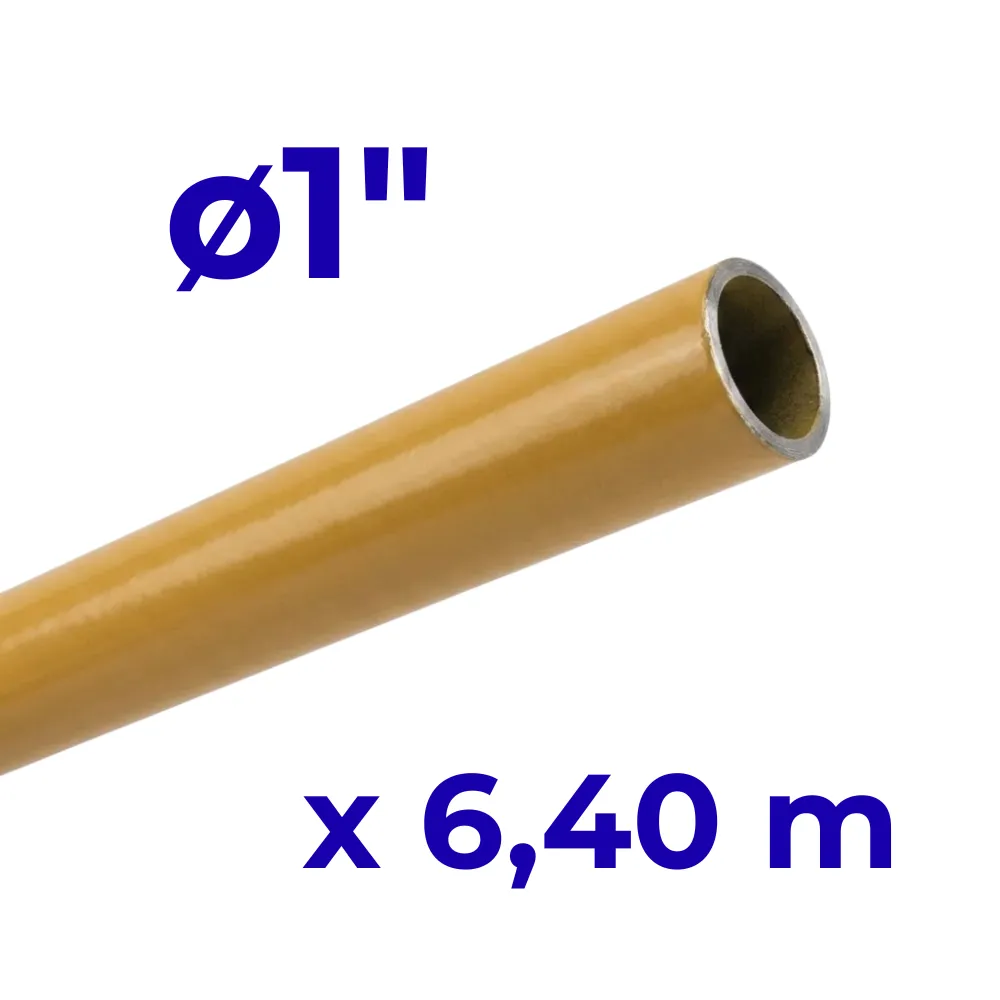 Caño ø1" x 6.40 Metros -Epoxi Amarillo